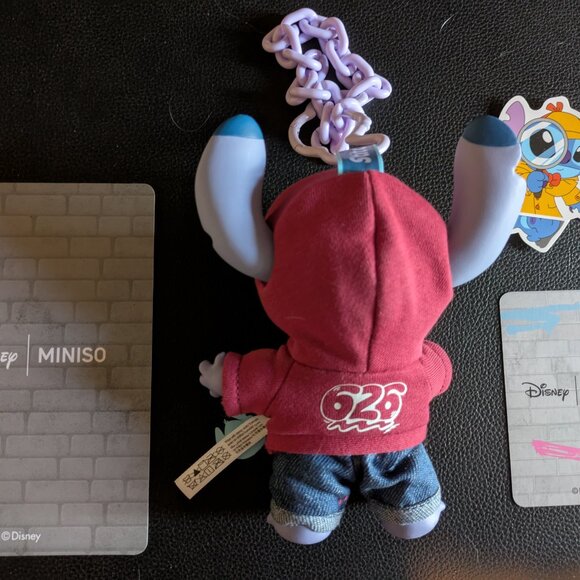 NWOB Miniso GenZStreet Stitch keychain Bag Clip-Bounce Rebound - Picture 2 of 3